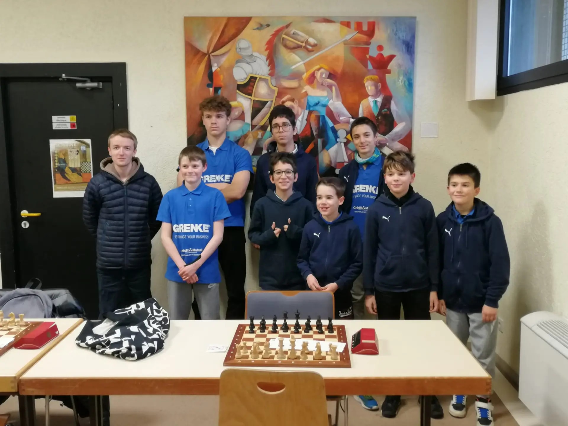 Les jeunes joueurs du Cercle d’Échecs de Bischwiller